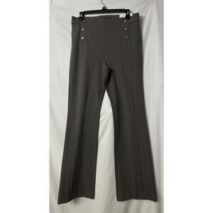 NWT Ann Taylor The Pull On Trouser Womens Mid Rise‎ Stretch Full Length Size M